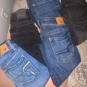 AE jeans. 1st & 5th sz. 0. Rest 00